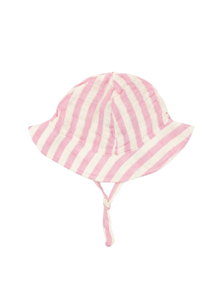 Pink Stripe Sunhat