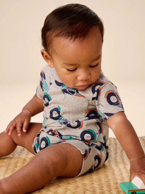 Pocket Shortie Baby Romper