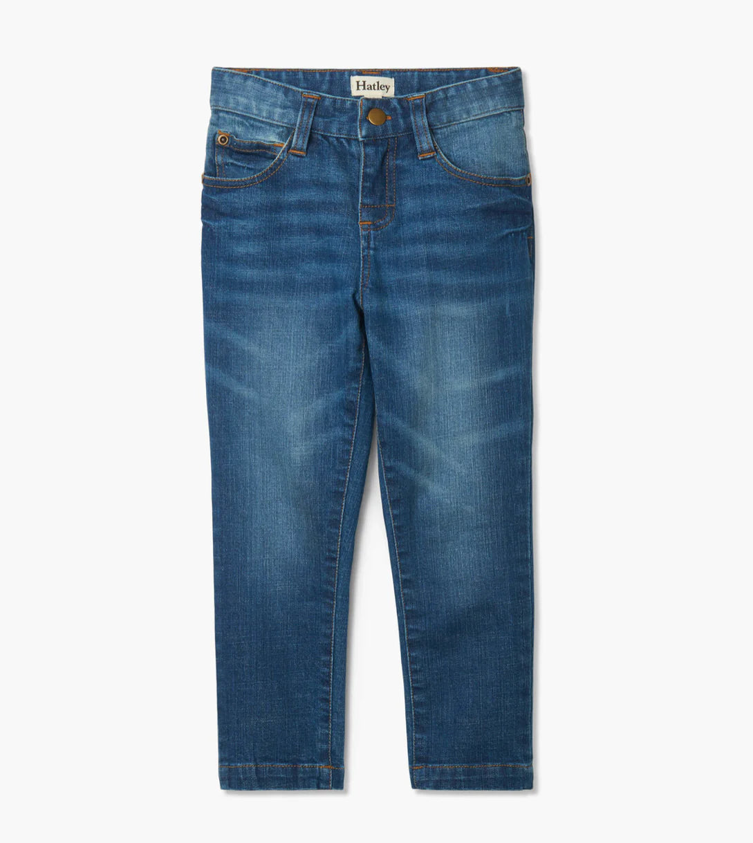 Navy Stretch Denim Pant