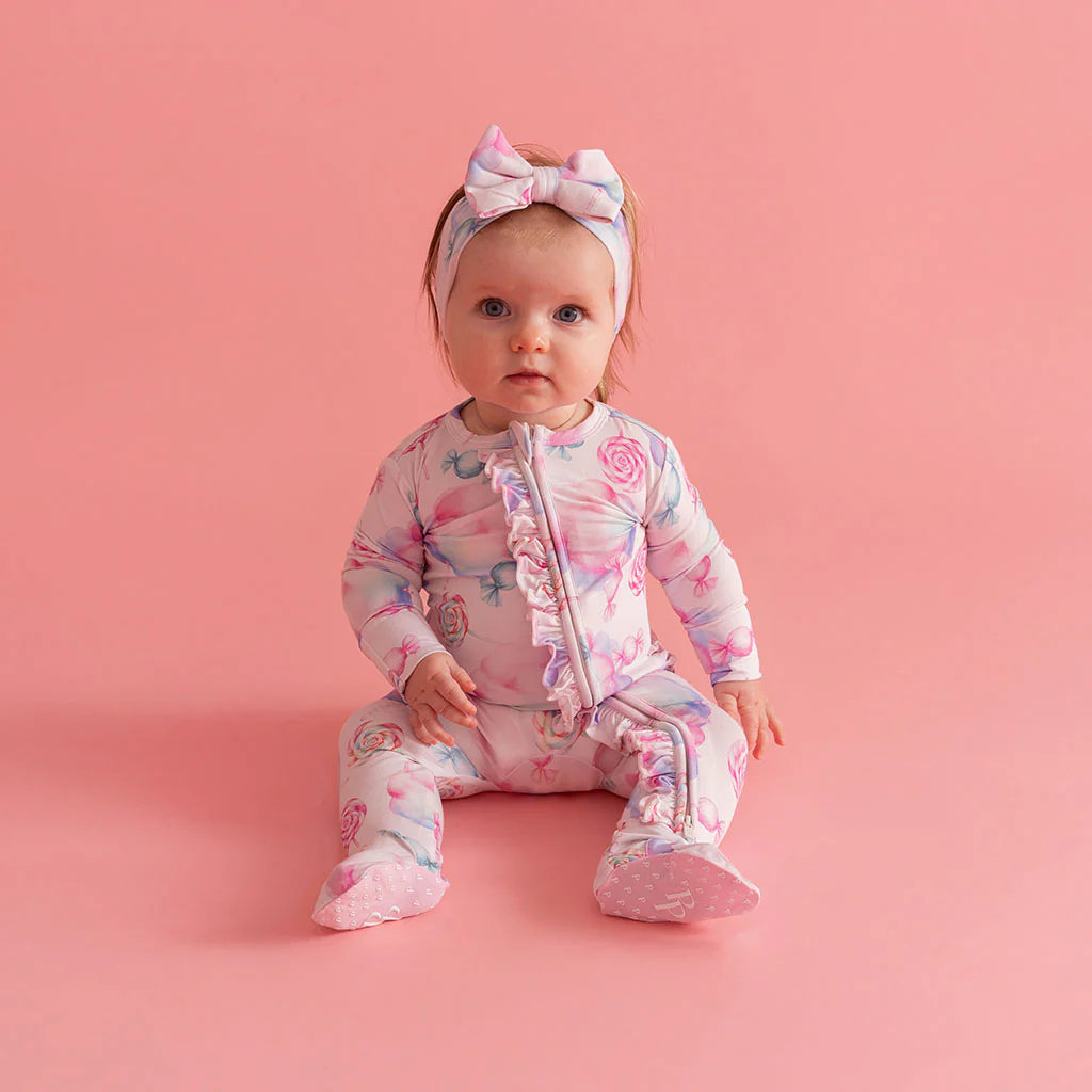 Sweeties Ruffled Footie