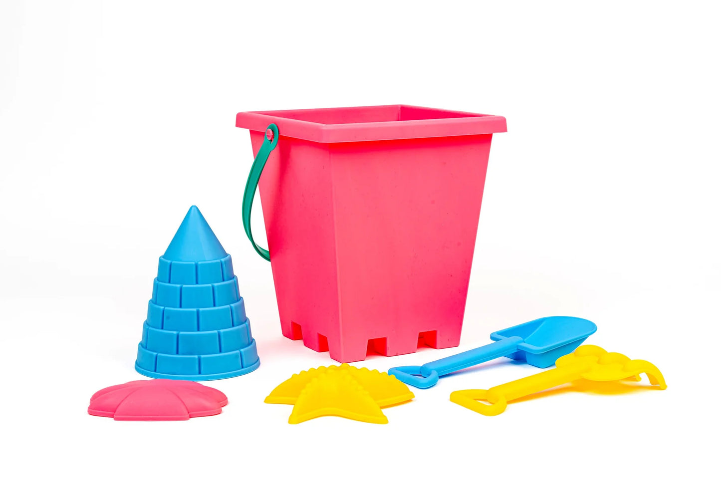 6pc Set Pink Sand Bucket Set