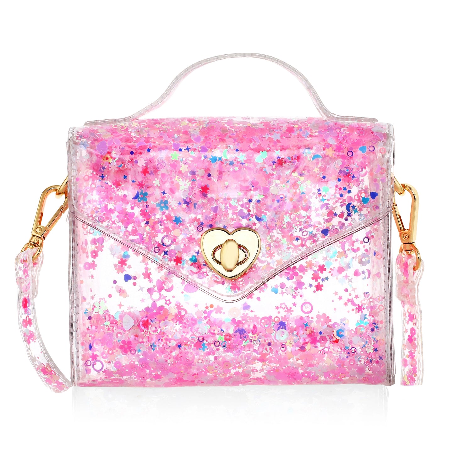 Gussie Pink Sparkle Purse
