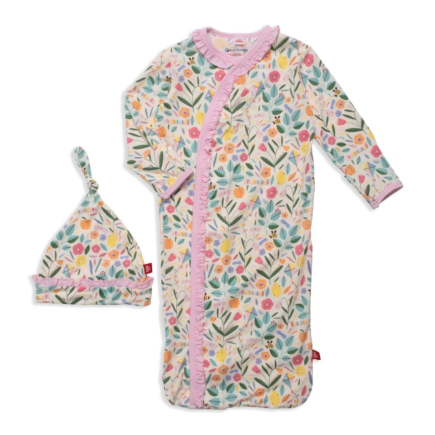 Life’s Peachy Gown + Hat Set