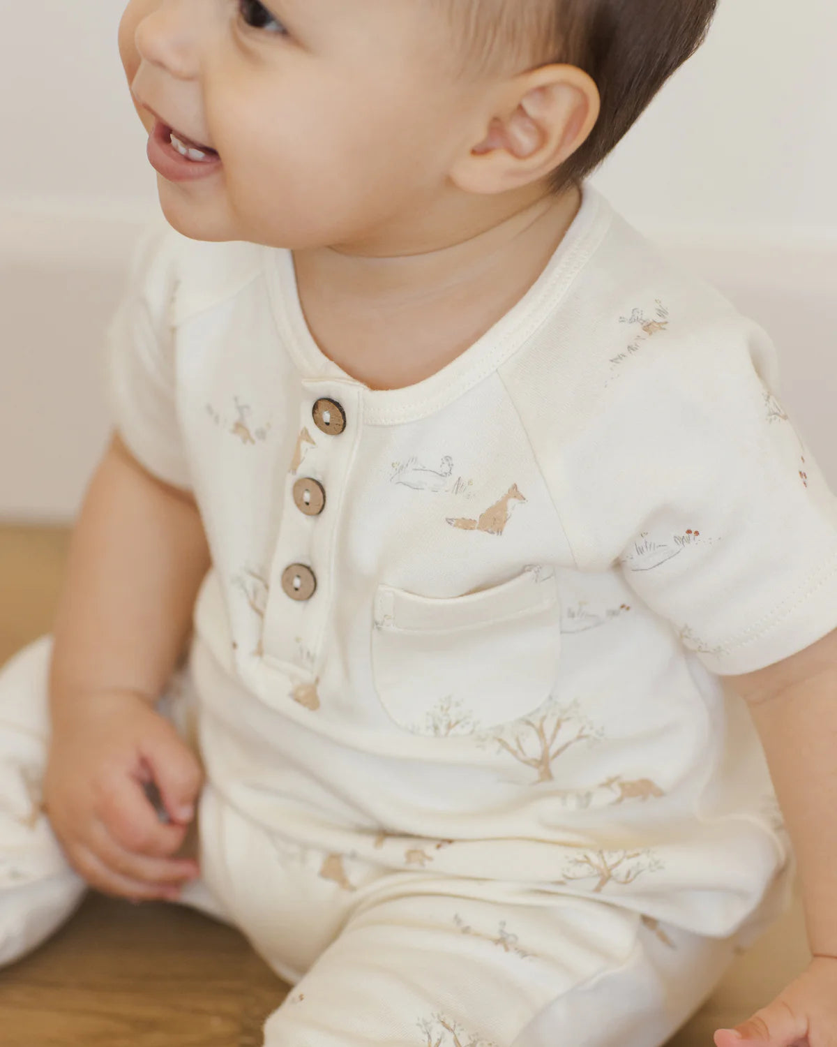 Fox Land Short Sleeve Jumpsuit