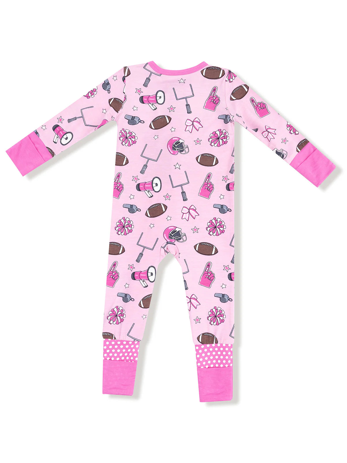 Game Day Pink Convertible Footie
