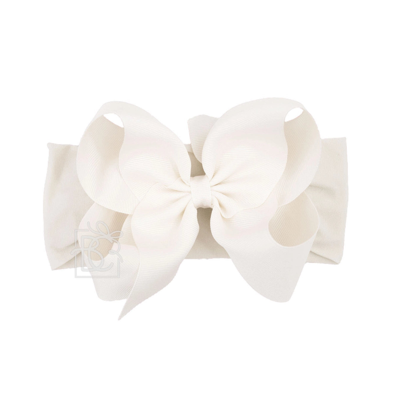 Antique White 5.5" Headband Bow
