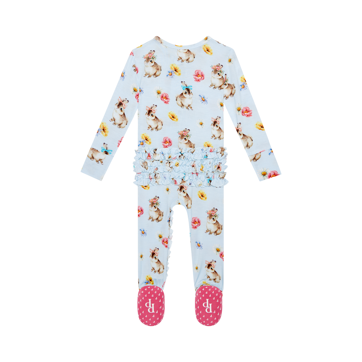 Tinsley Jane Ruffled Zip Footie