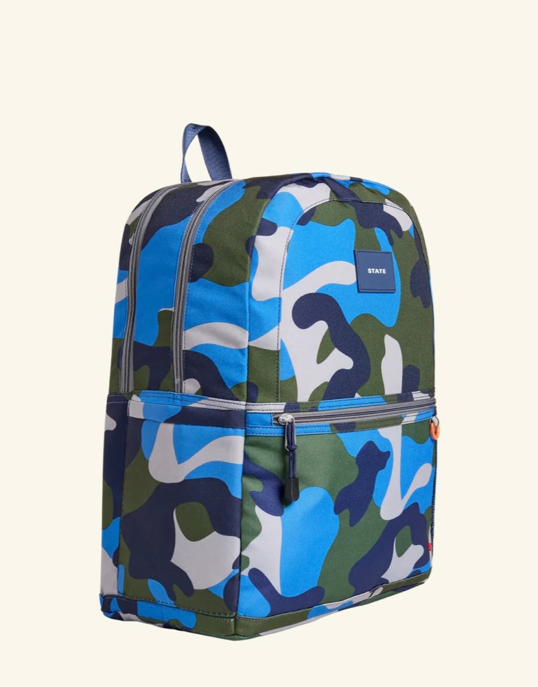 Travel Camo Kane Double Pocket Backpack