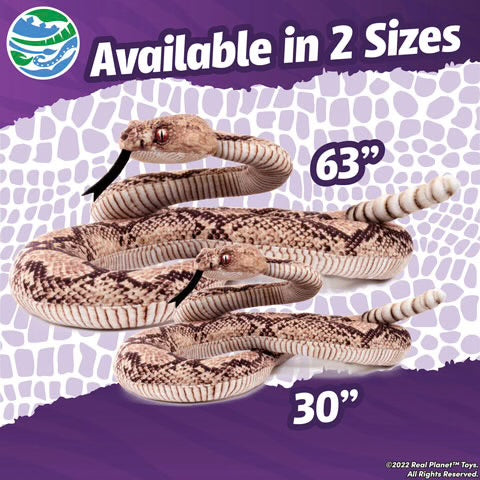 63” Brown Rattlesnake Realistic