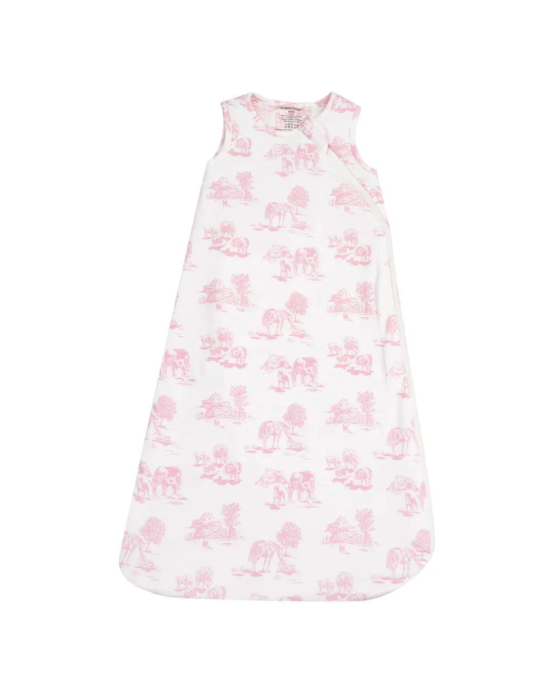 Pink Farm Toile Sleep Bag