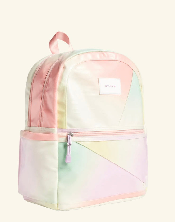 Patchwork TieDye Kane Double Pocket Backpack