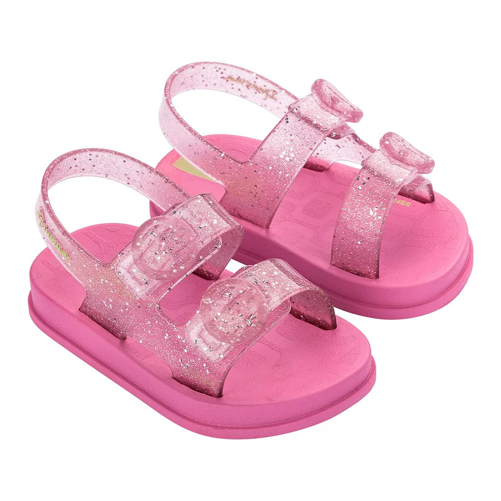 Hot Pink Glitter Sandal