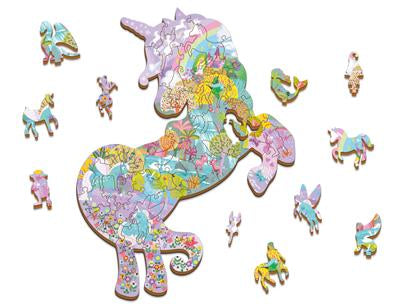 Woody Puzzle Unicorn