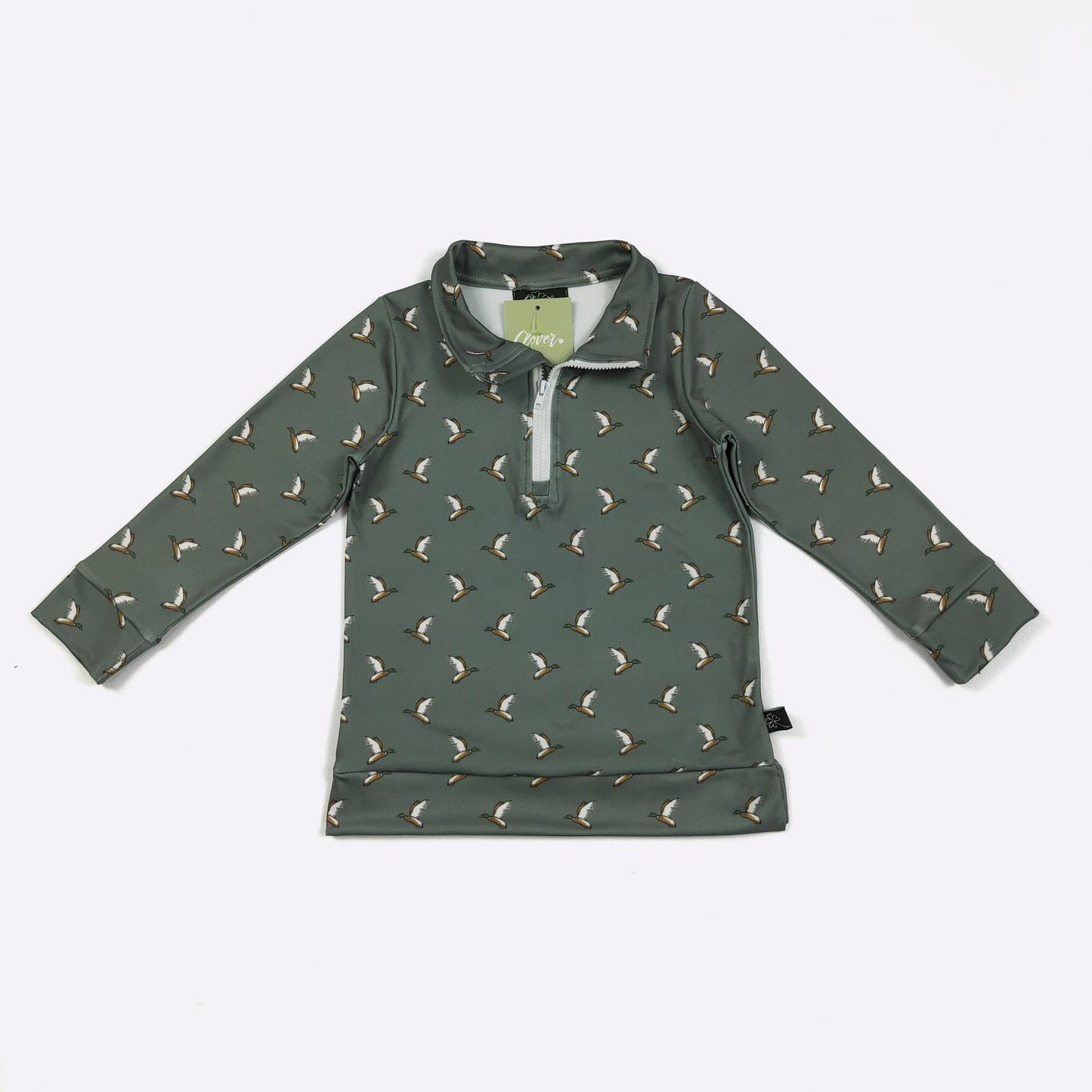 Army Mallard Boy Quarter Zip