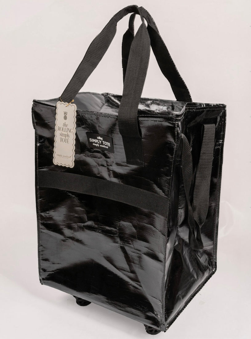 Black Roll Tote