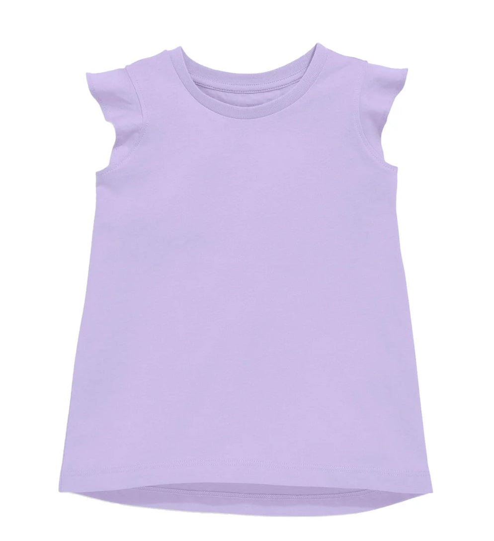 Lavender Ruffle Shirt