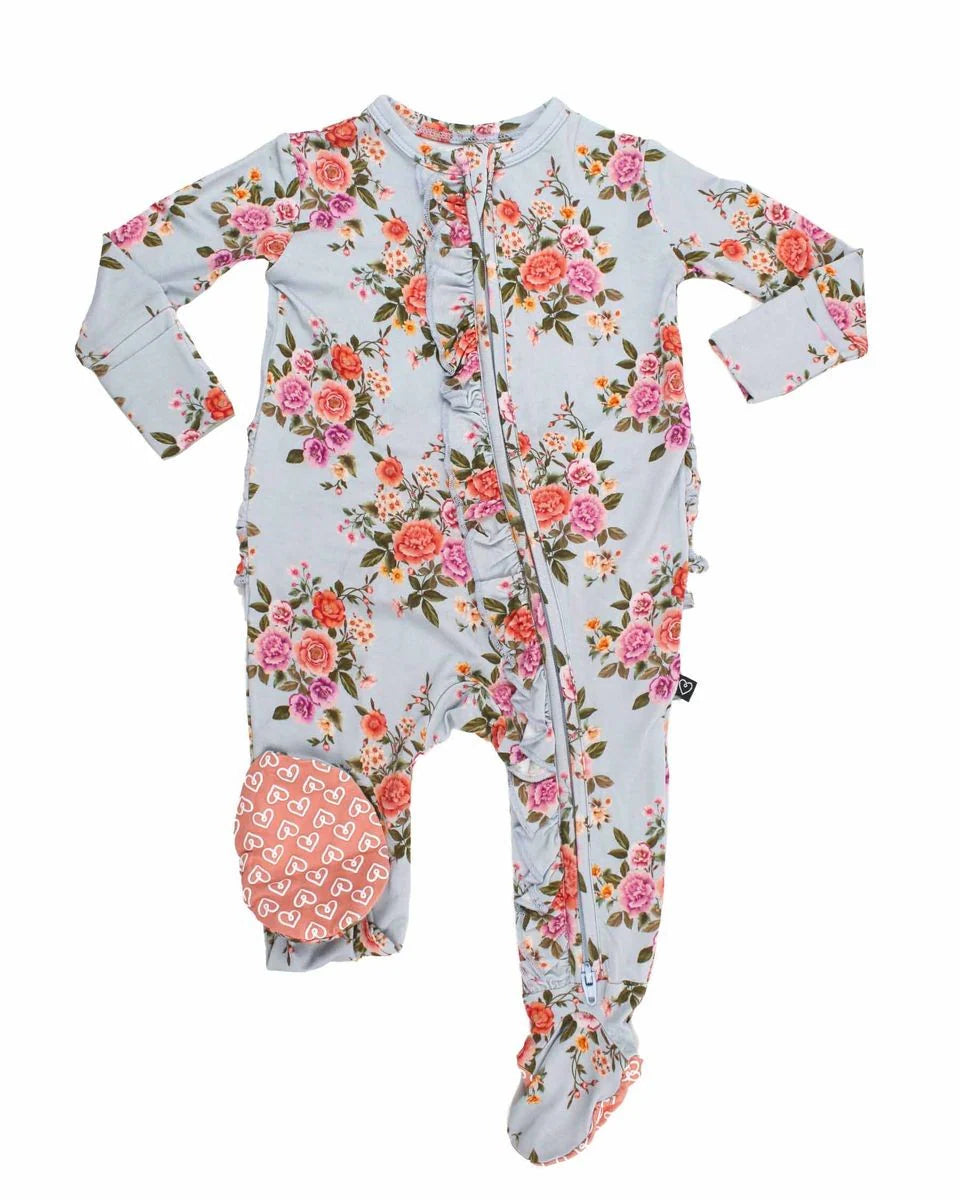 Quinn Ruffled Footie