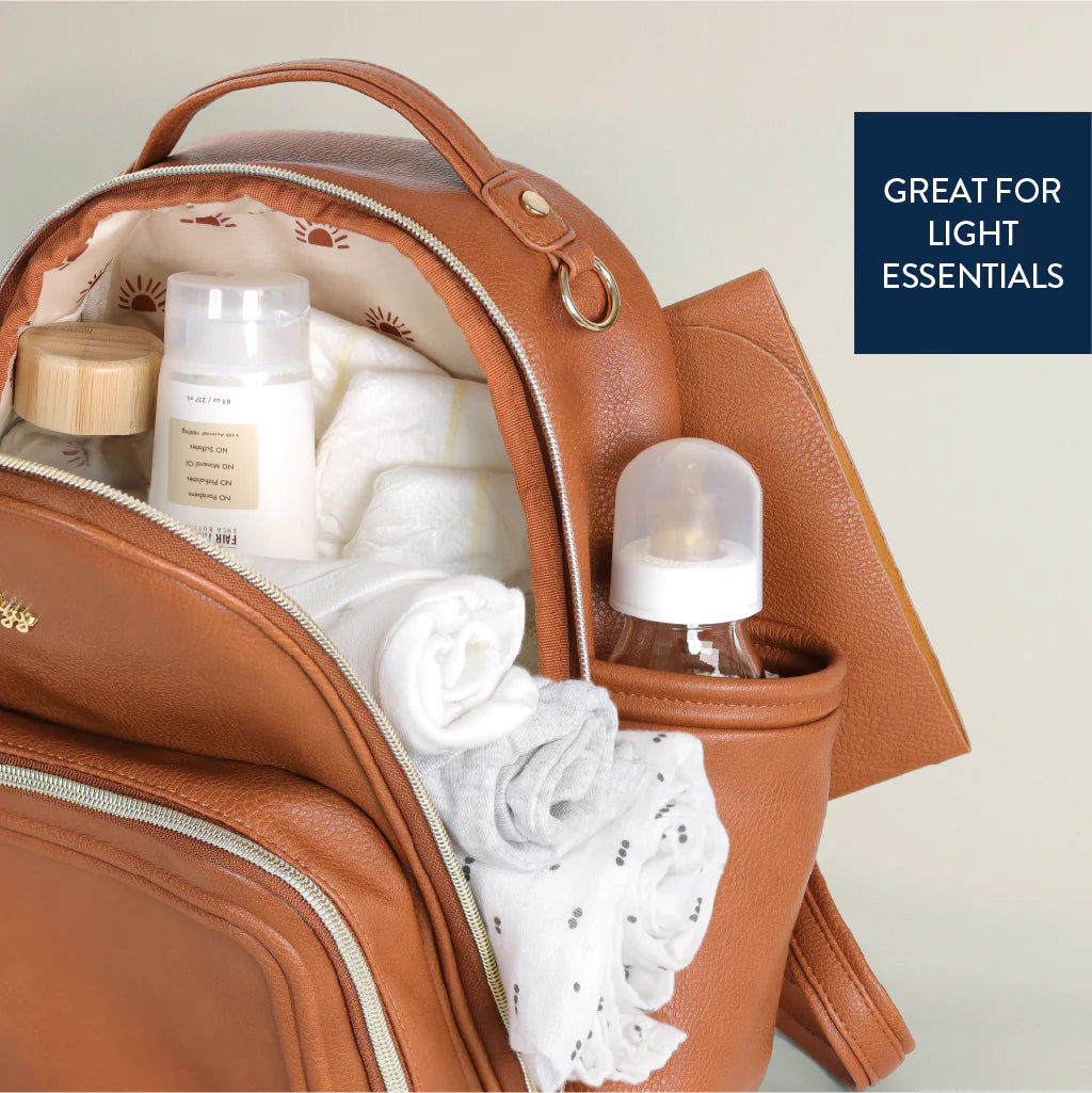 Cognac Mini Diaper Bag