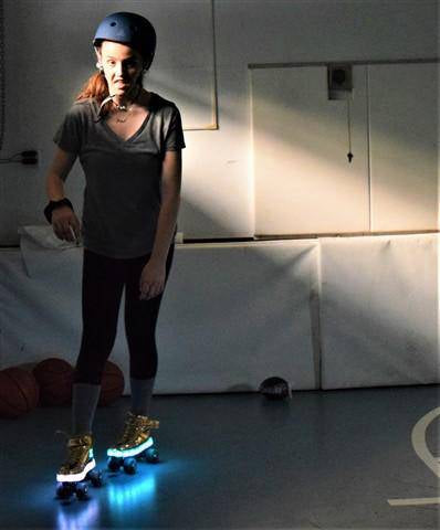 Silver Pulse Light Up Skates