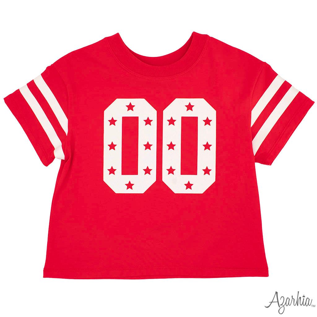 Glitter Double 00 Tee Red