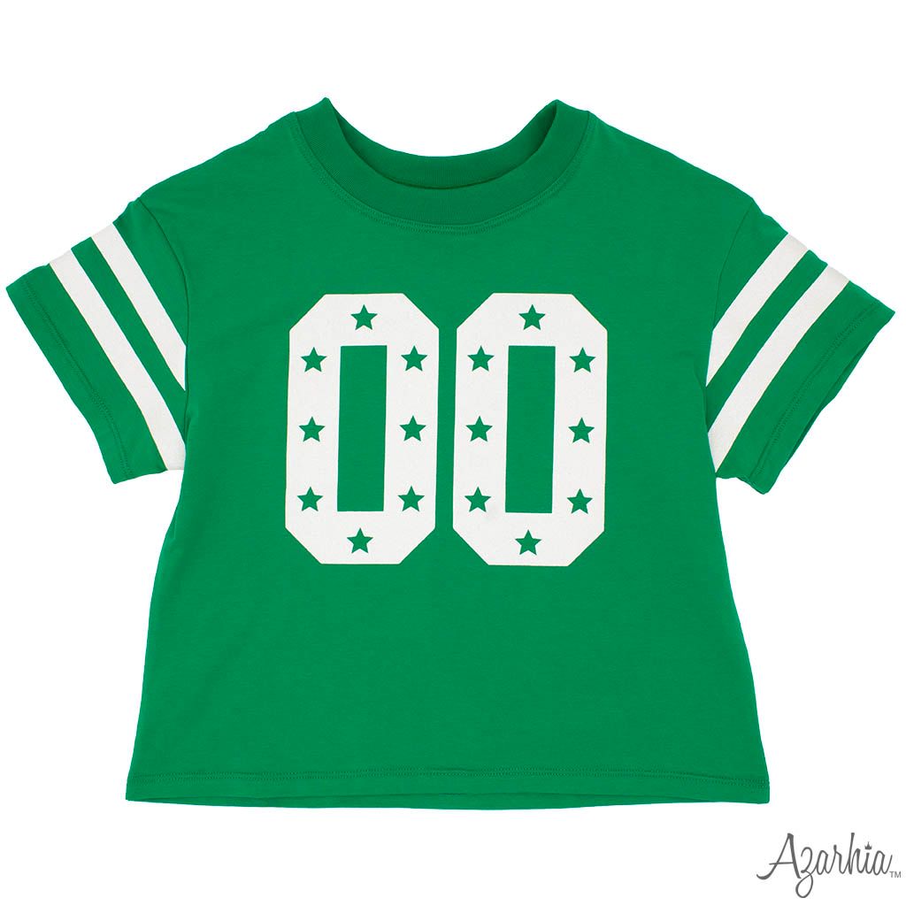 Glitter Double 00 Tee Kelly Green