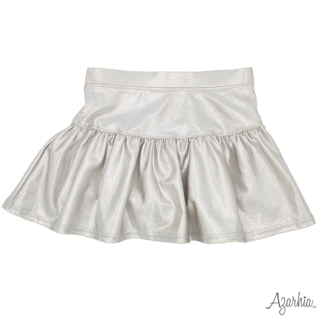 Silver Shimmer Skort
