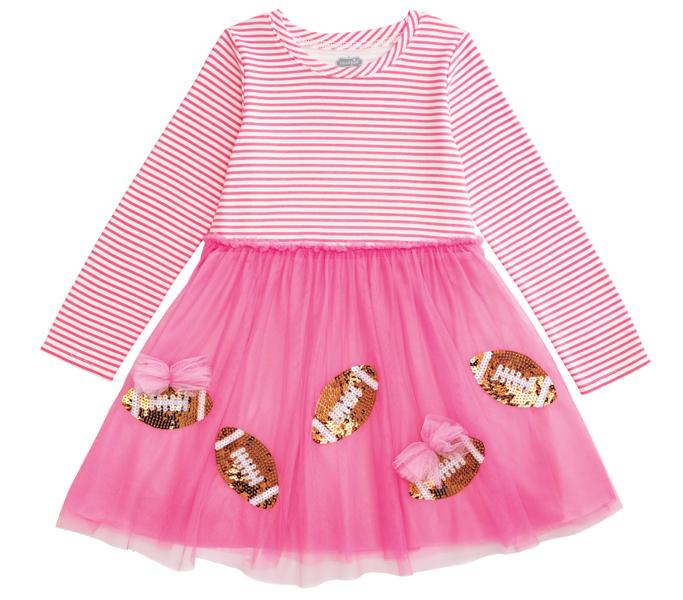 Sequin Football Tutu LS Dress
