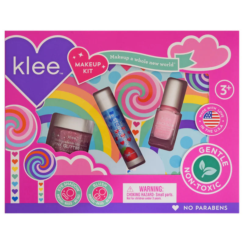 Spinning Pink Makeup Kit
