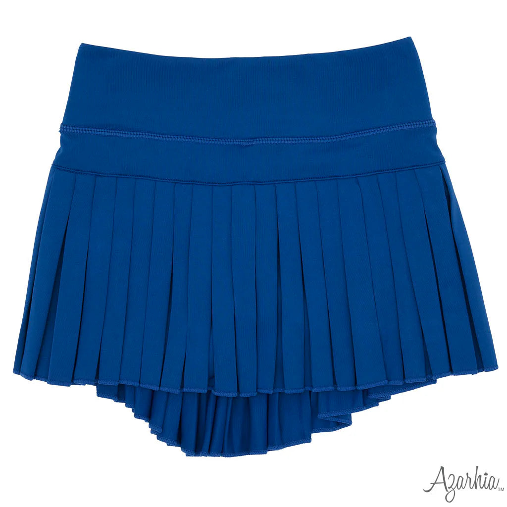 Royal Blue Pleated Skort