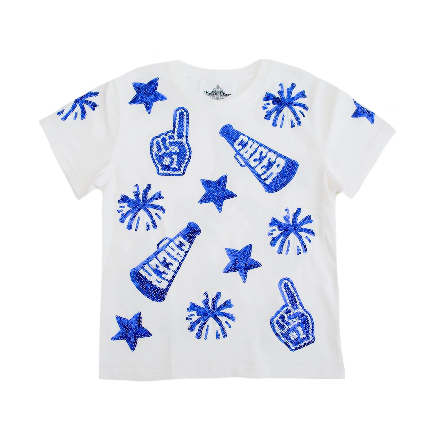 Royal & White Cheer Shirt