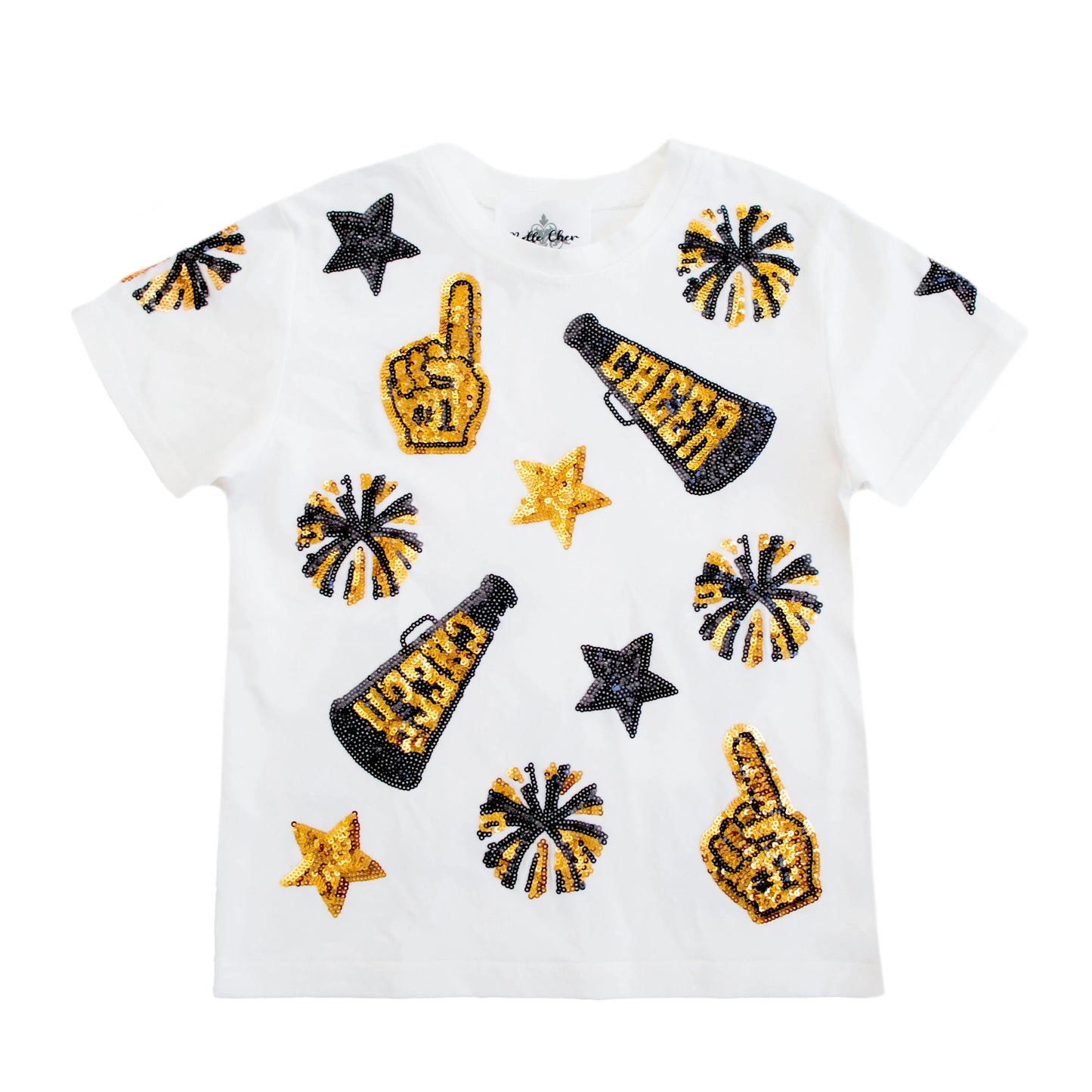 Black & Gold Cheer Shirt