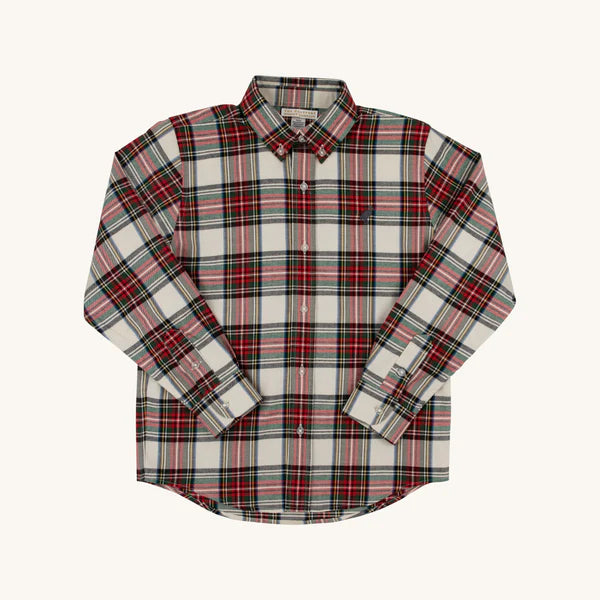 Charlie Place Plaid Dean’s List Dress Shirt