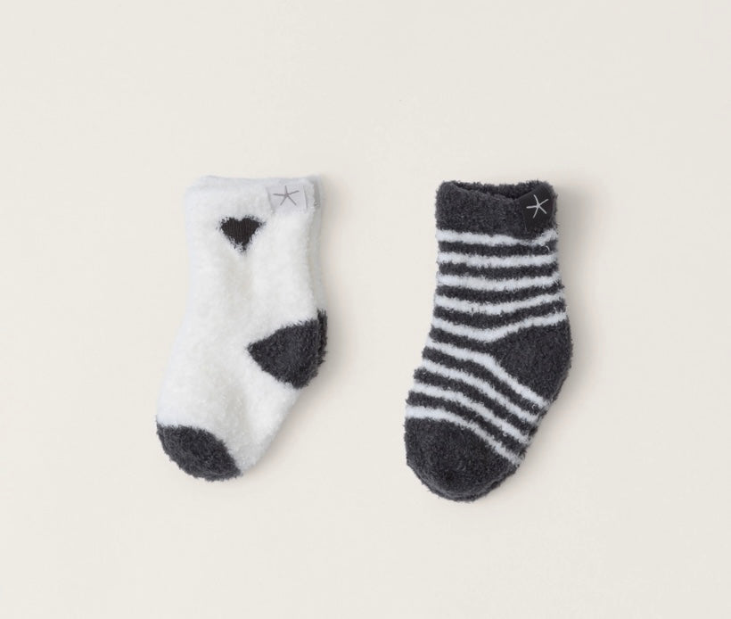 Carbon Baby Heart Sock Set