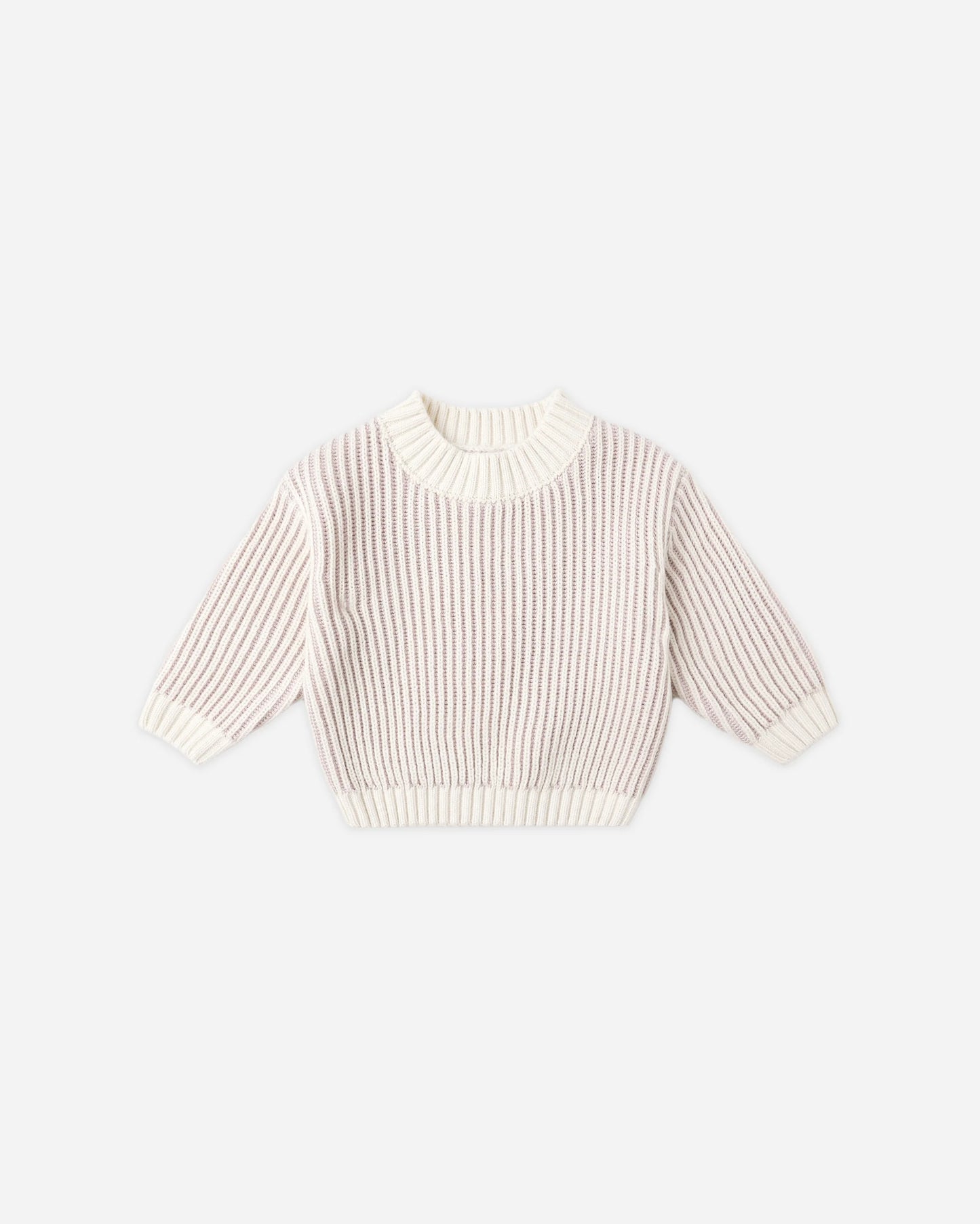 Lilac Relaxed Knit Sweater
