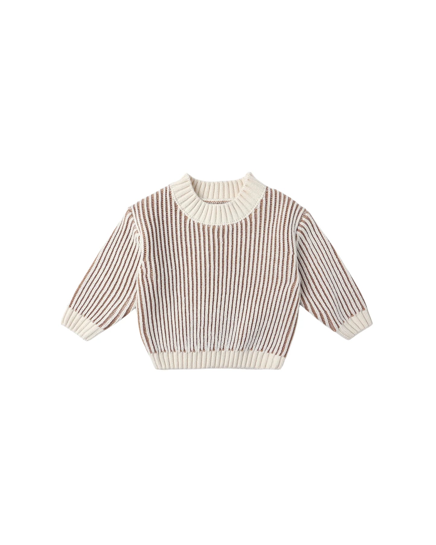 Relaxed Knit Sweater || Gold