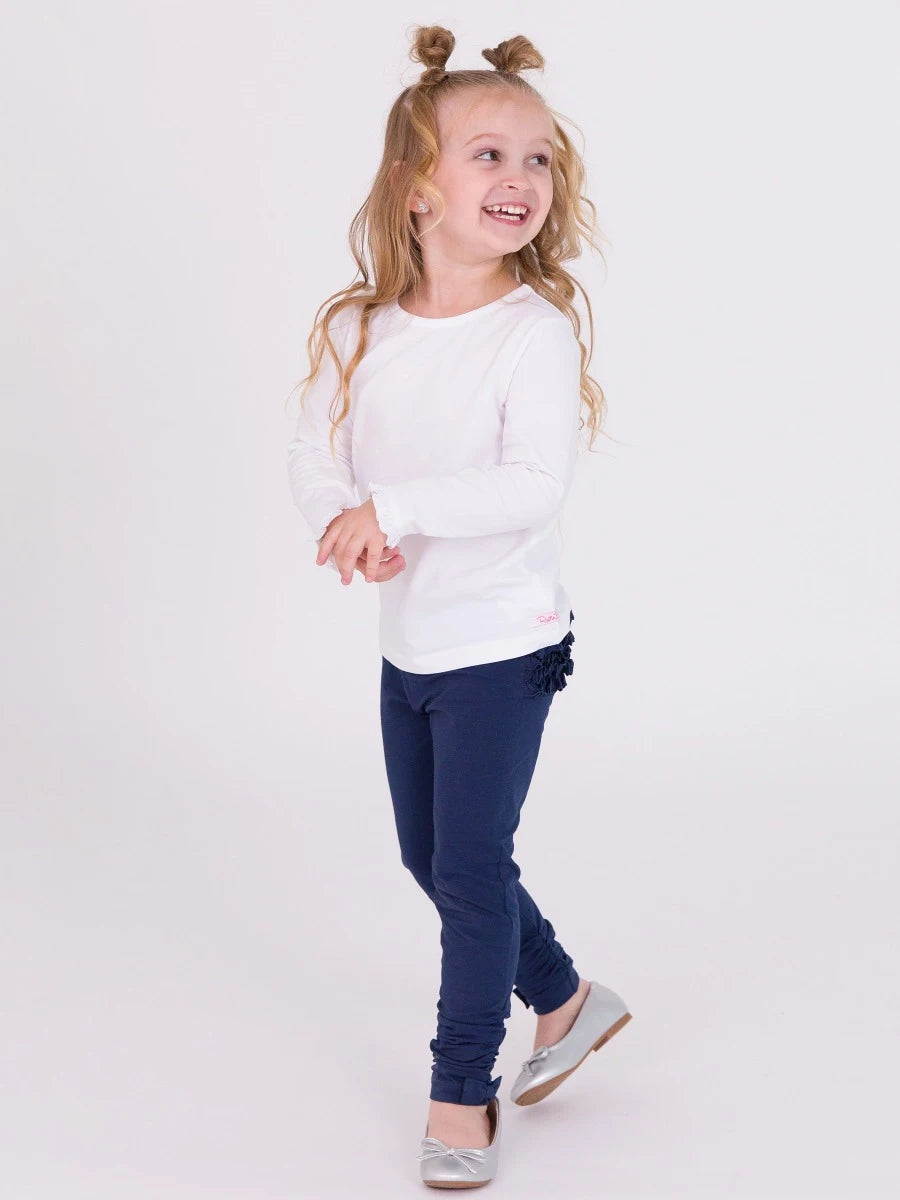 White Knit Layering Tee