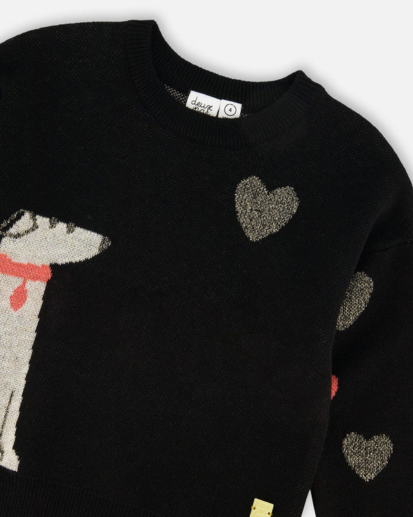Dalmatian And Hearts Sweater
