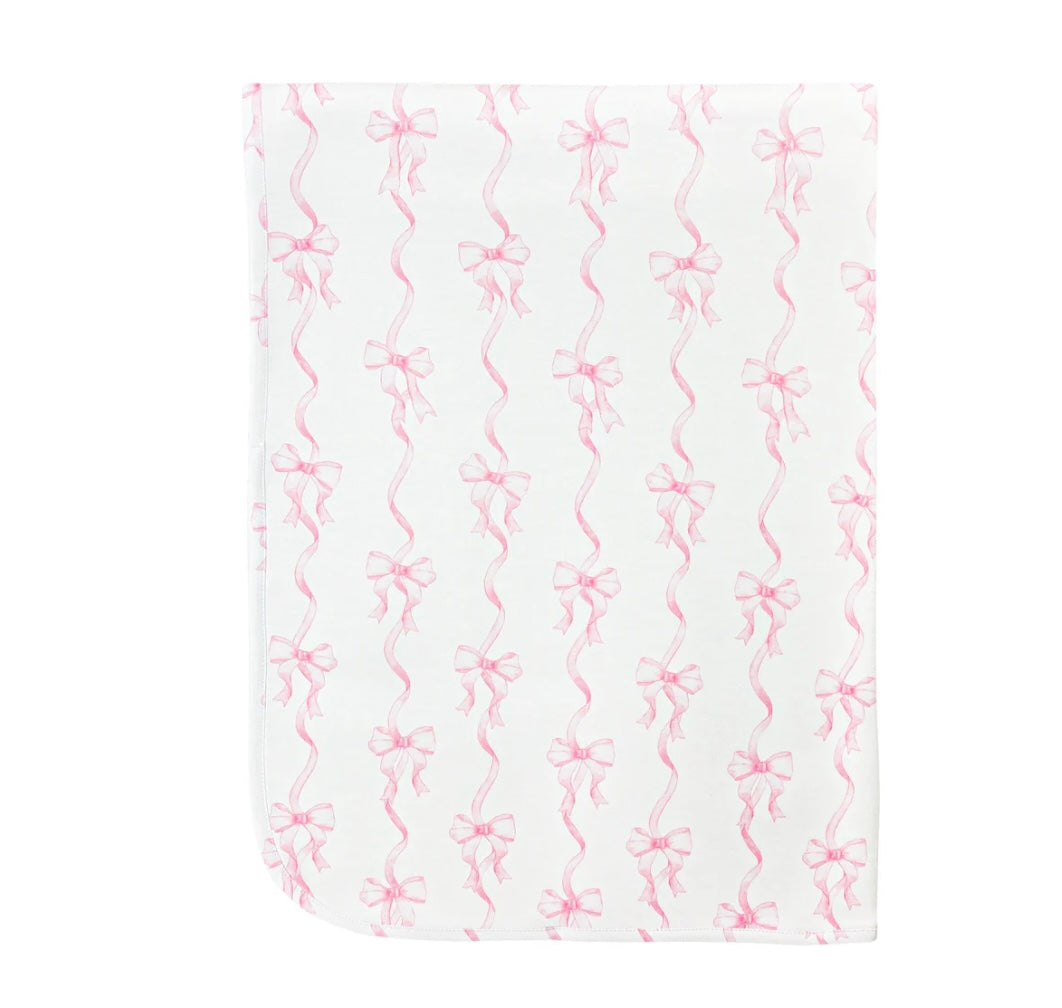 Coquette Bows Ruffle Blanket