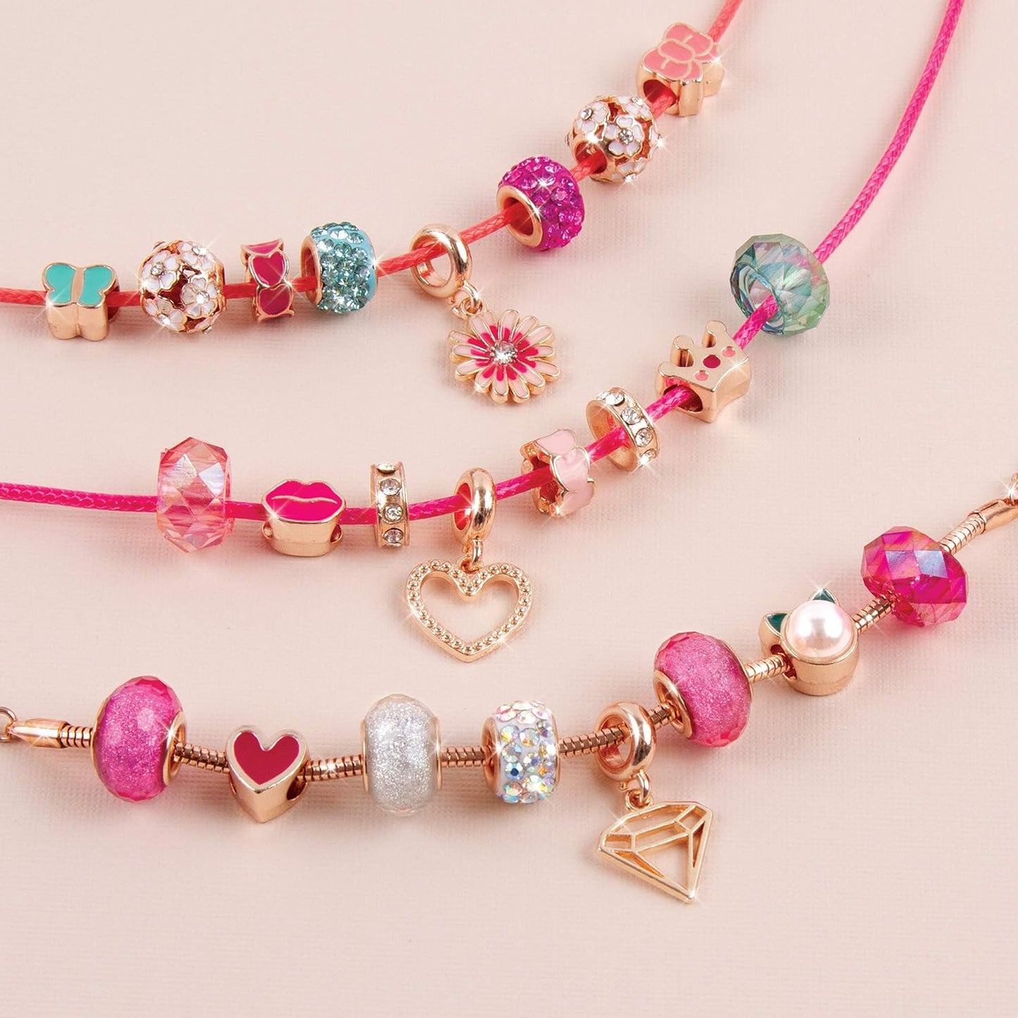 HALO CHARMS BRACELETS: THINK PINK