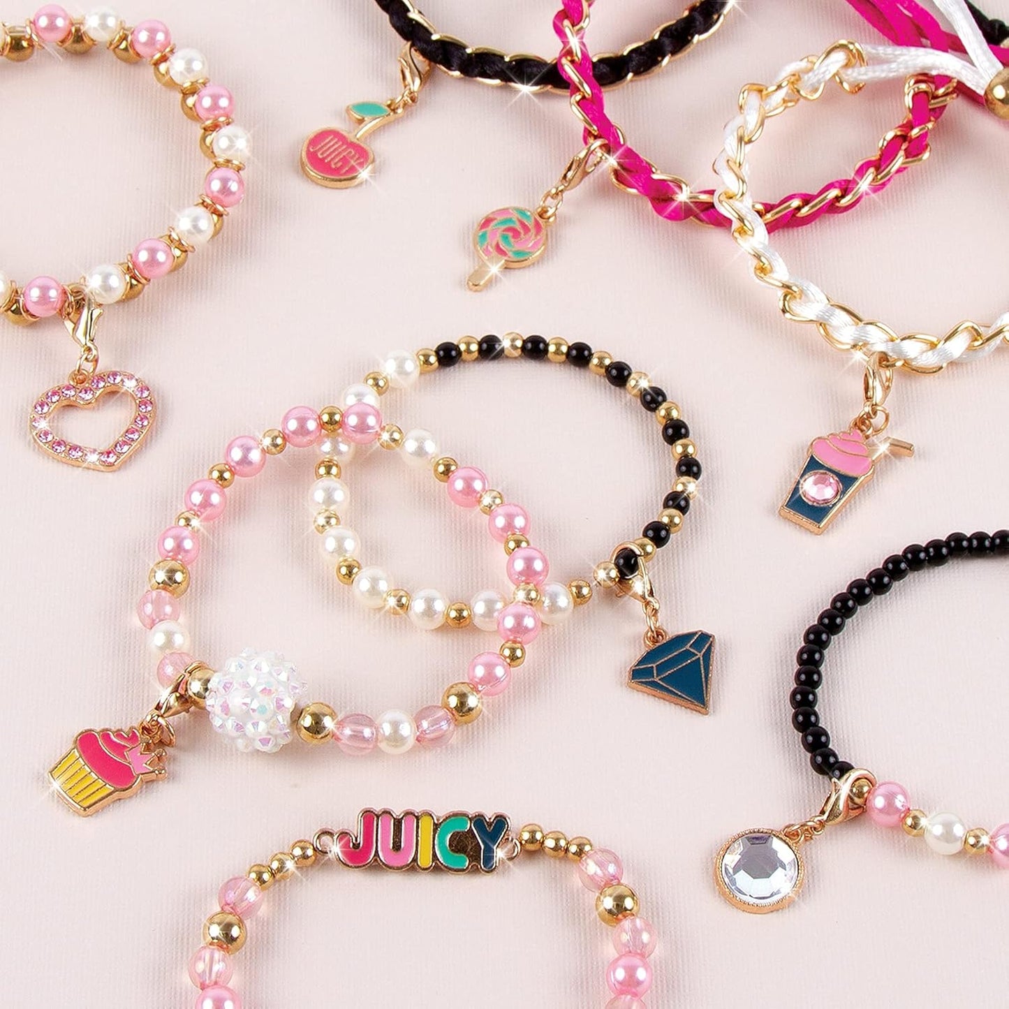 MINI JUICY COUTURE™ PINK & PRECIOUS BRACELETS