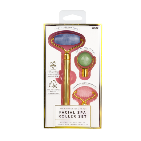 Interchangeable Heads Facial Spa Roller Set