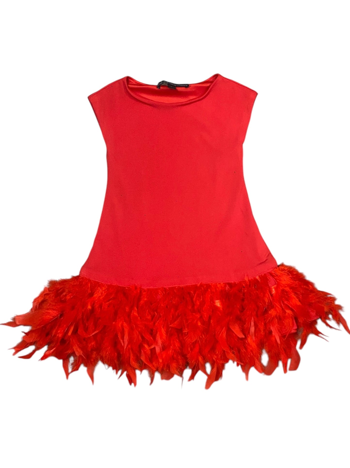 Red Feather Dress