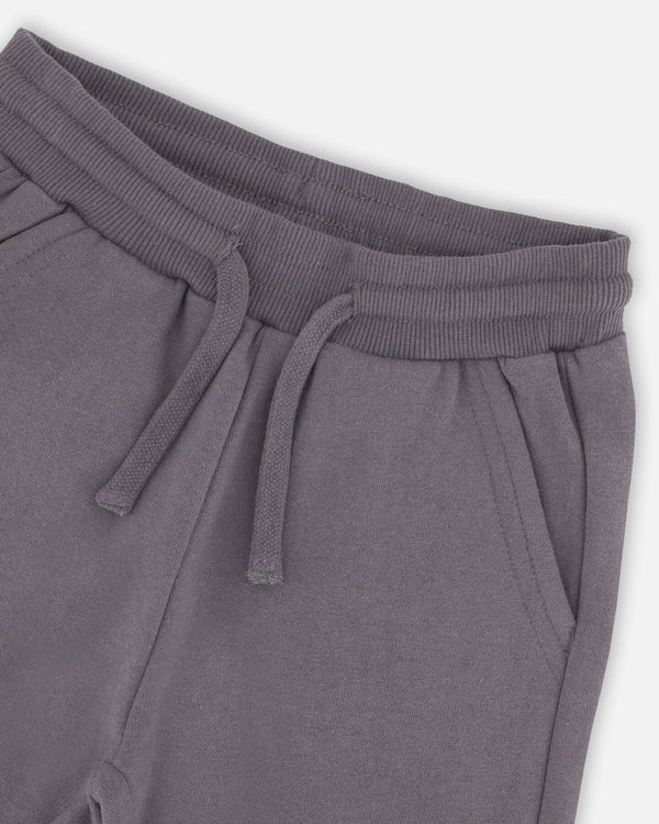 Dark Gray Fleece Sweatpants