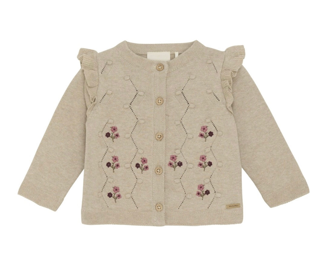Floral Knit Cardigan