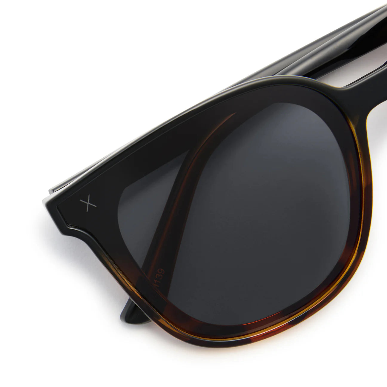 Toluca Black Tortoise & Grey Sunglasses