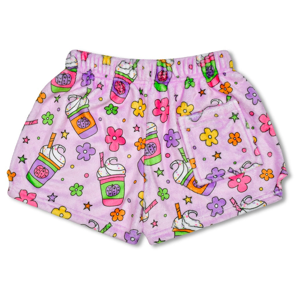 Pumpkin Lattes Plush Shorts
