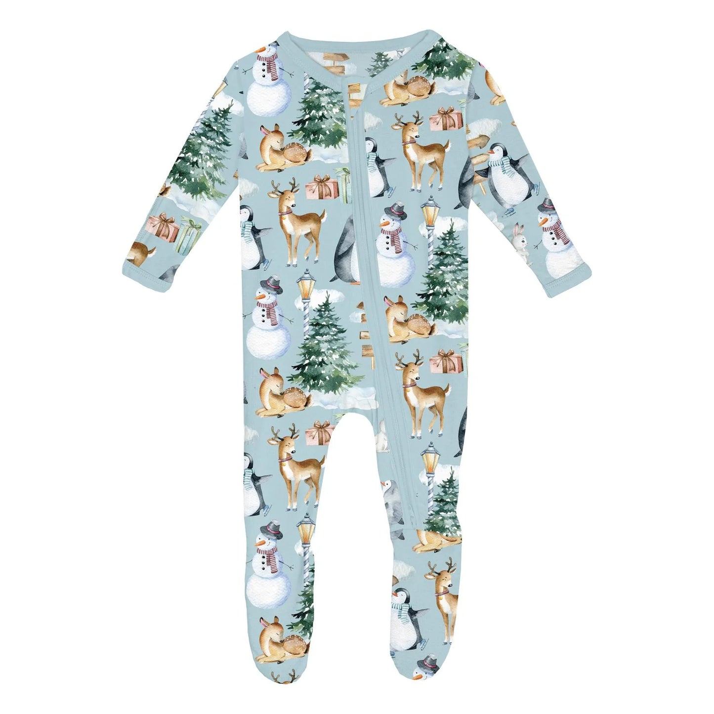 Spring Sky Winter Woodland Footie