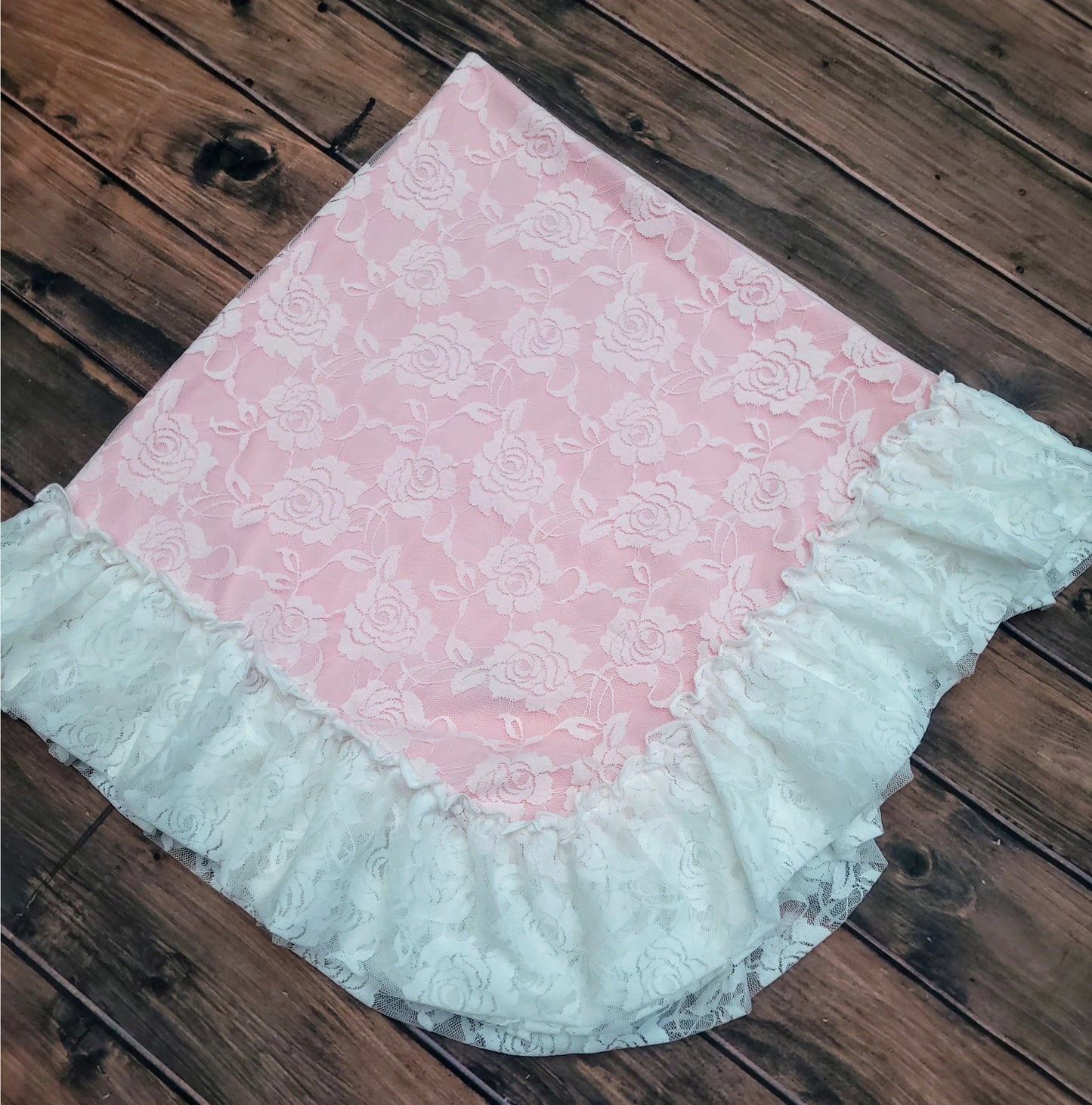 Vintage Lace Gown Pink