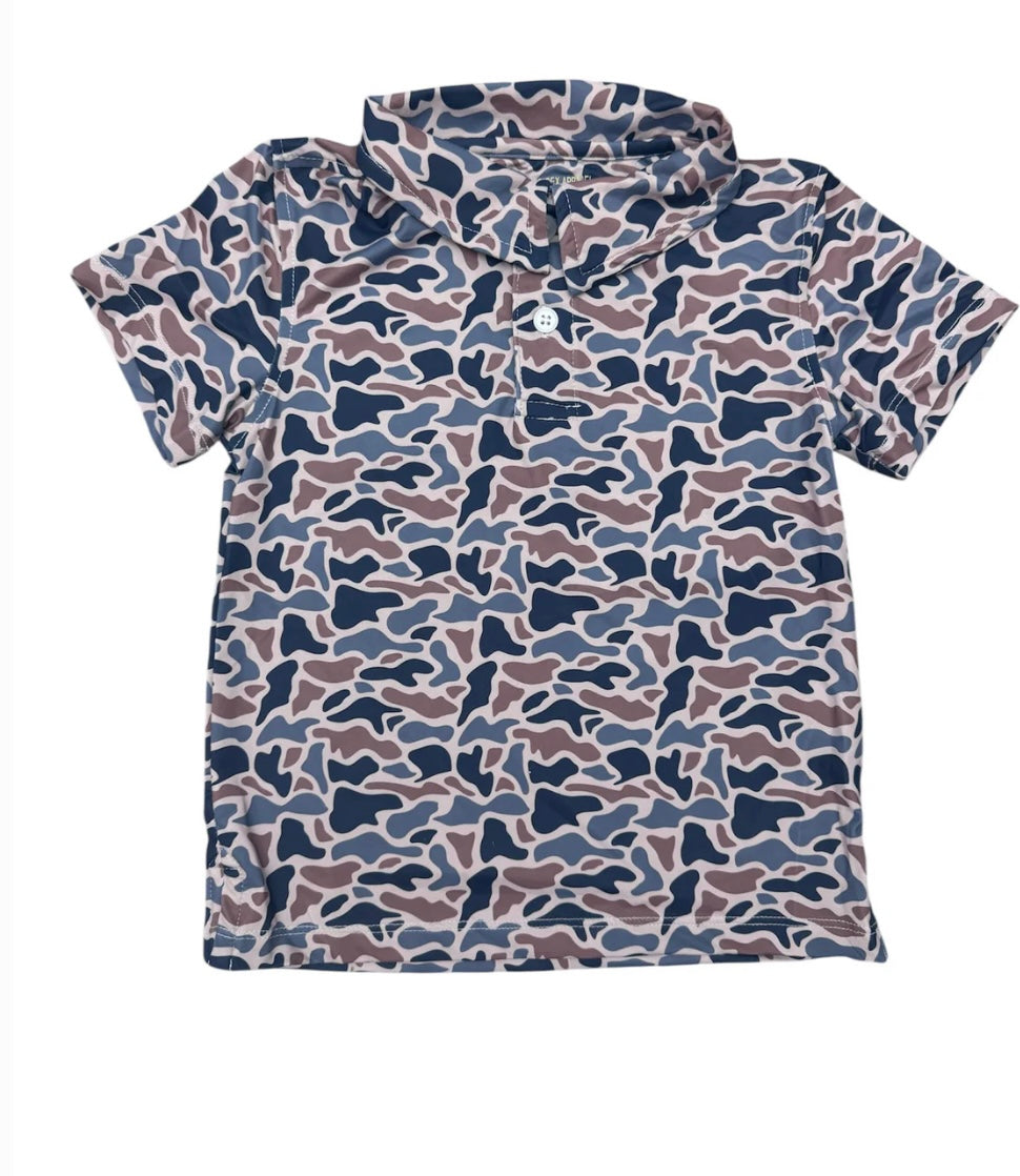 River Camo Polo
