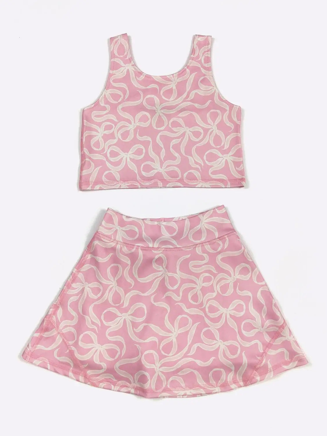 Bubble Gum Ribbon Girls Skort Set